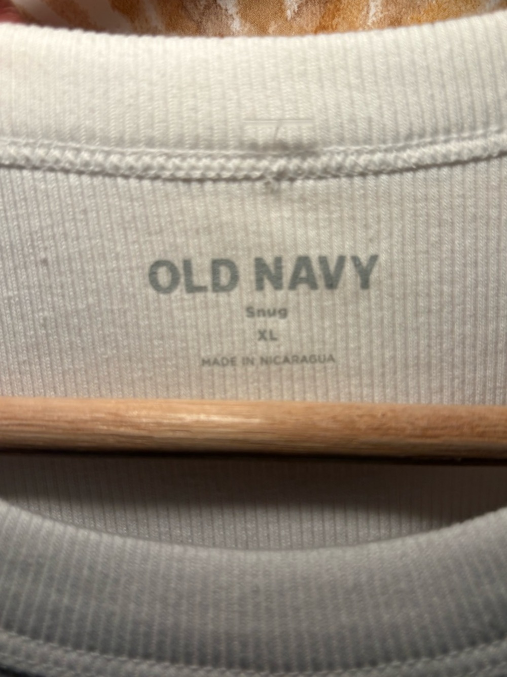Old Navy Main Squeeze Lemon Graphic Tee Women's Size XL White Ribbed Baby T Y2K - Picture 4 of 7